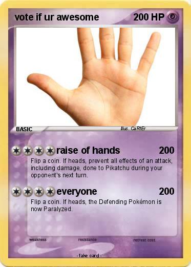 Pokemon vote if ur awesome