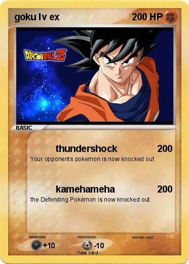 Pokemon goku lv ex