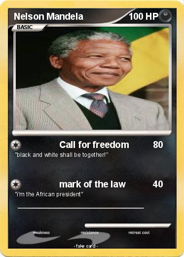 Pokemon Nelson Mandela