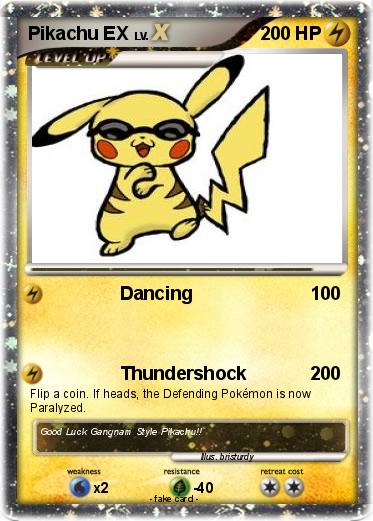 Pokemon Pikachu EX