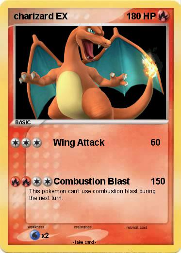 Pokemon charizard EX