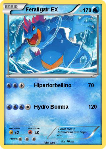 Pokemon Feraligatr EX