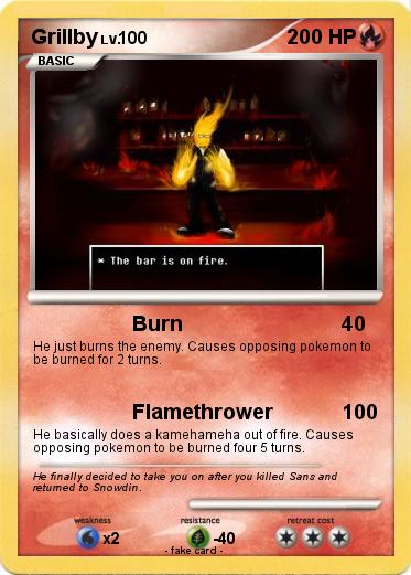 Pokemon Grillby