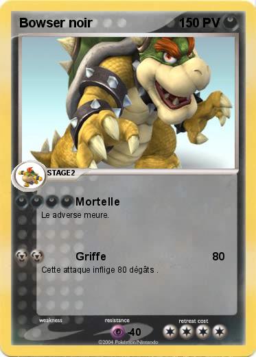 Pokemon Bowser noir