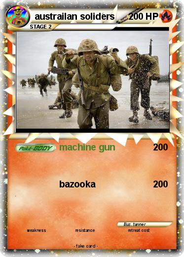 Pokemon austrailan soliders