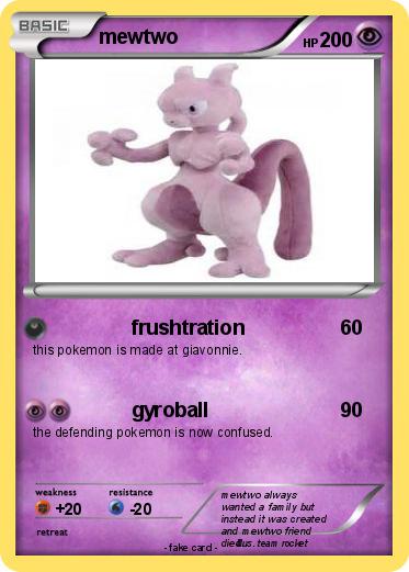 Pokemon mewtwo
