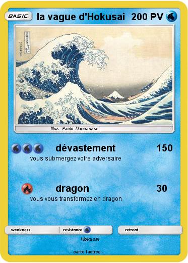 Pokemon la vague d'Hokusai