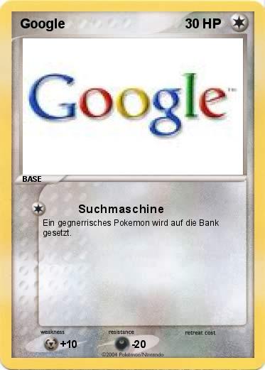 Pokemon Google
