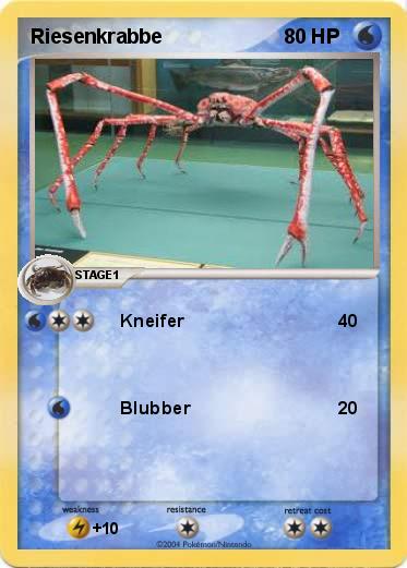 Pokemon Riesenkrabbe