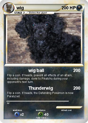 Pokemon wig