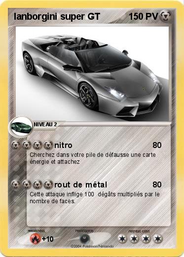 Pokemon lanborgini super GT