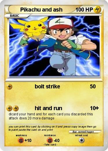 Pokemon Pikachu and ash