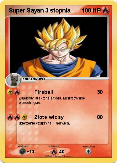 Pokemon Super Sayan 3 stopnia