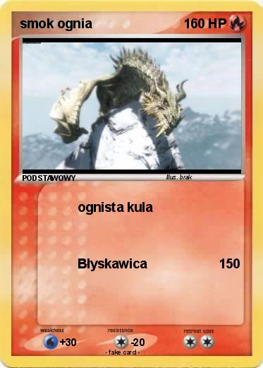 Pokemon smok ognia