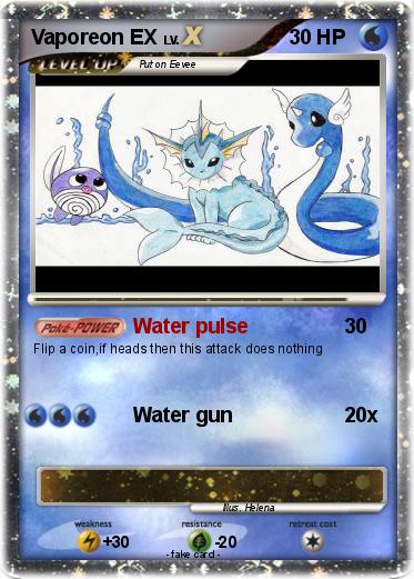 Pokemon Vaporeon EX