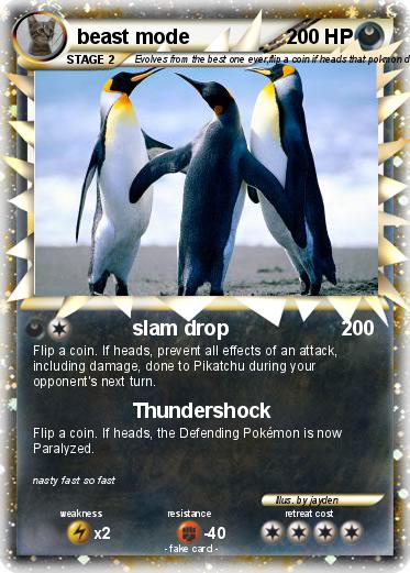 Pokemon beast mode
