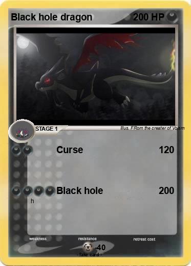 Pokemon Black hole dragon