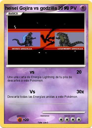 Pokemon heisei Gojira vs godzilla 2014