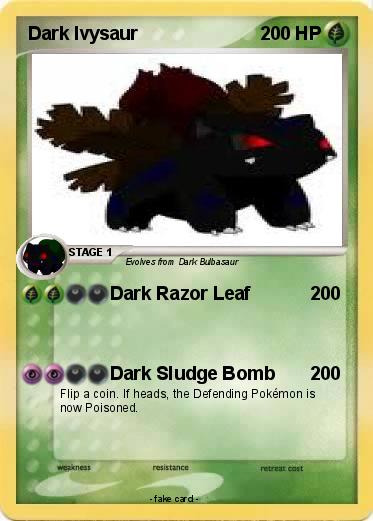 Pokemon Dark Ivysaur