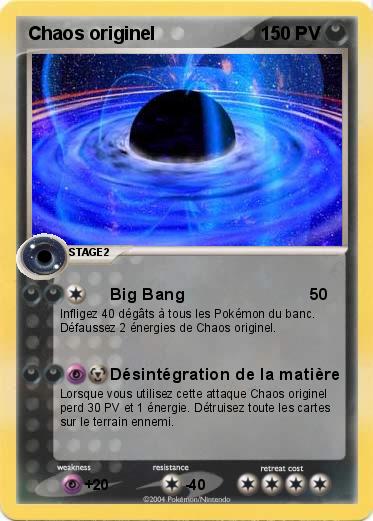 Pokemon Chaos originel