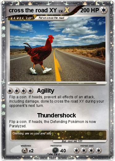 Pokemon cross the road XY