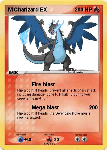 Pokemon M Charizard EX