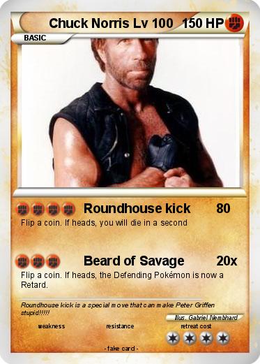 Pokemon Chuck Norris Lv 100