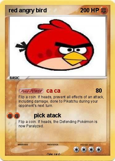 Pokemon red angry bird