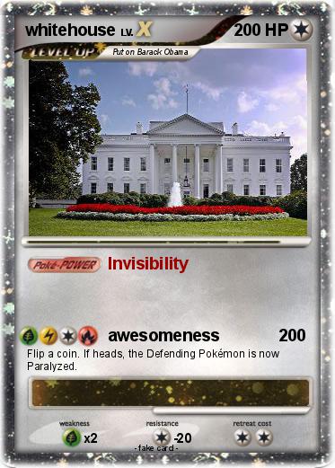 Pokemon whitehouse