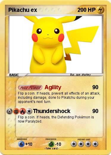 Pokemon Pikachu ex