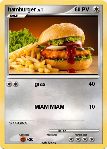 Pokemon hamburger
