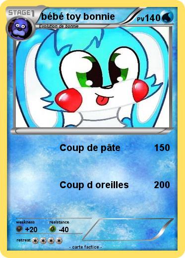 Pokemon bébé toy bonnie