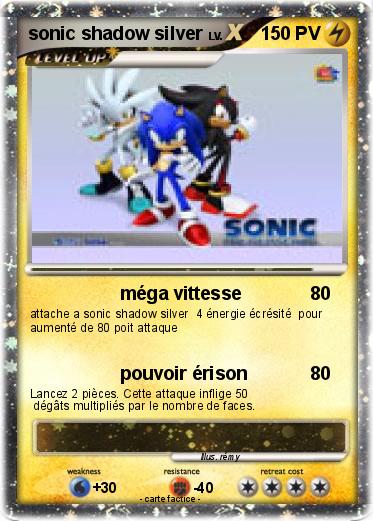 Pokemon sonic shadow silver