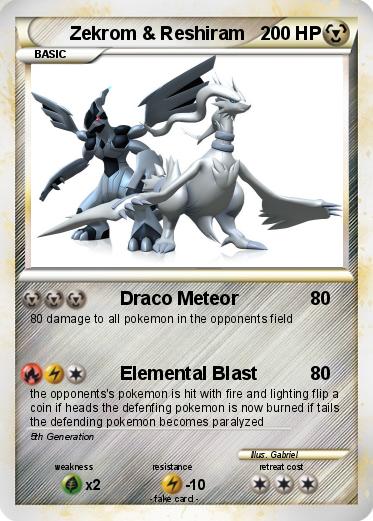 Pokemon Zekrom & Reshiram