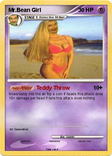 Pokemon Mr.Bean Girl