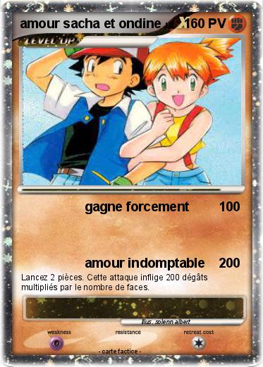 Pokemon amour sacha et ondine