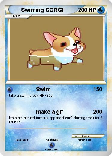 Pokemon Swiming CORGI