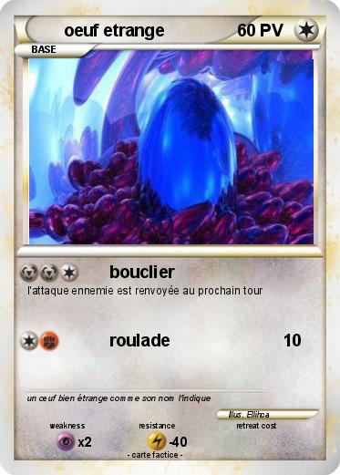 Pokemon oeuf etrange