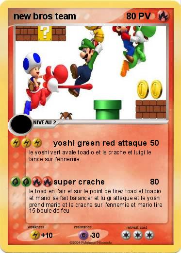 Pokemon new bros team 