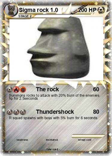 Pokemon Sigma rock 1.0