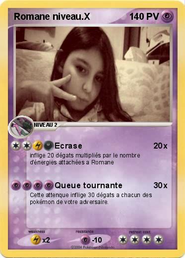 Pokemon Romane niveau.X