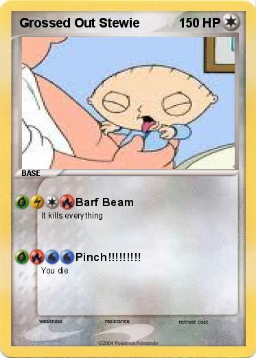 Pokemon Grossed Out Stewie