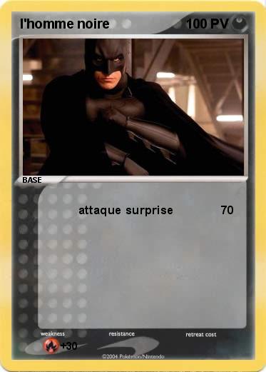 Pokemon l'homme noire