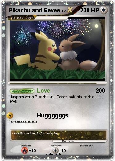 Pokemon Pikachu and Eevee