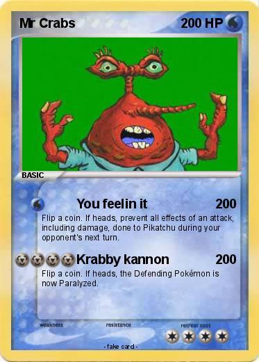 Pokemon Mr Crabs