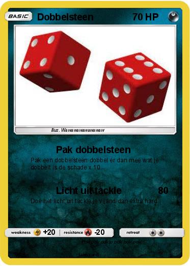 Pokemon Dobbelsteen
