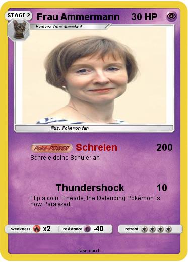 Pokemon Frau Ammermann