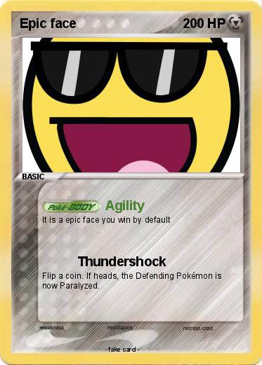 Pokemon Epic face