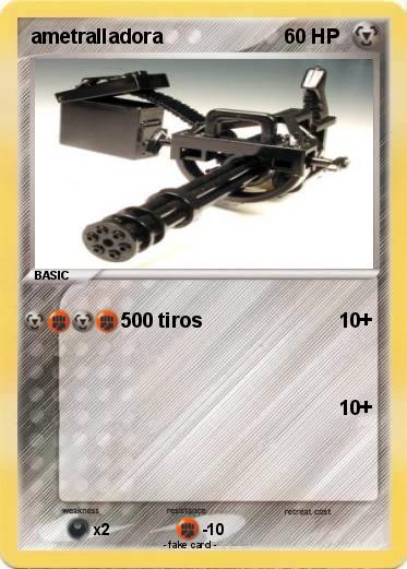 Pokemon ametralladora