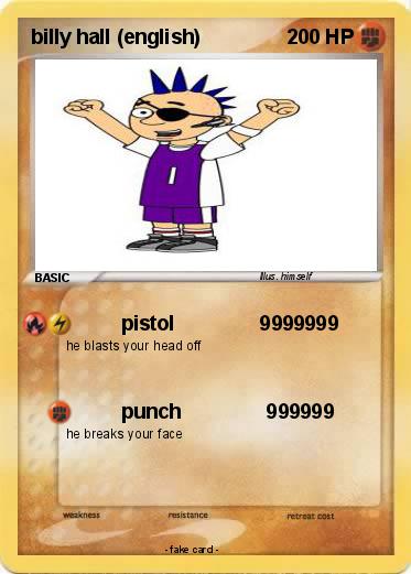 Pokemon billy hall (english)